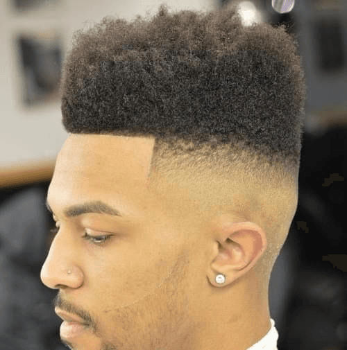 Today's high top fade.